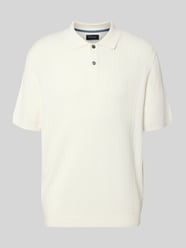 Regular Fit Poloshirt mit Strukturmuster von Christian Berg Men - 5