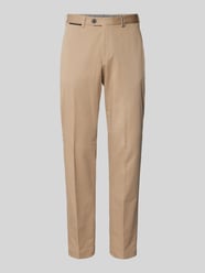 Slim fit broek met persplooien, model 'PEAKER' van Hiltl - 18