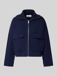 Oversized lange jas met wol, model 'JOANIAAS' van Armedangels - 20