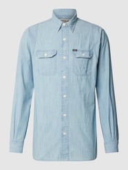 Classic Fit Jeanshemd mit Brusttaschen von Polo Ralph Lauren Blau - 19