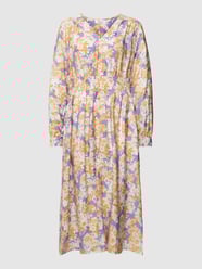 Midikleid mit floralem Allover-Muster Modell 'Ladonna' von MOSS COPENHAGEN Lila - 2
