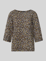 Blusenshirt aus Viskose mit Rundhalsausschnitt und 3/4-Arm von Zero - 17