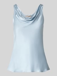 Satintop mit Wasserfall-Ausschnitt von Rinascimento - 25
