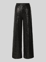 Wide Fit Stoffhose mit Allover-Pailettenbesatz Modell 'Fauca' von ICHI - 9