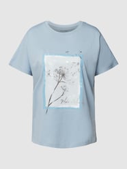 T-Shirt mit Motiv-Print von Christian Berg Woman Blau - 42