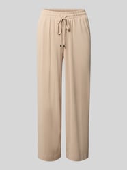 Spodnie materiałowe Straight Fit o skróconym kroju od Christian Berg Woman - 2