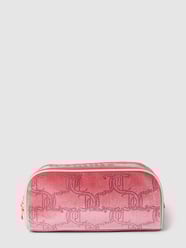 Make-uptasje met strass-steentjes, model 'Rambling' van Juicy Couture Roze - 38