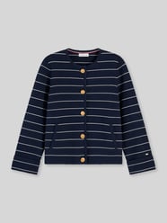 Kardigan rozpinany o pudełkowym kroju z czystej bawełny od Tommy Hilfiger - 6