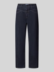 barrel fit jeans van katoenmix model 'ELIN' van CAMBIO - 37
