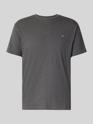 Regular Fit T-Shirt mit Label-Stitching von Gant - 25