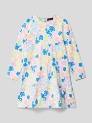 Midi-jurk in laagjeslook van Gant Wit - 35