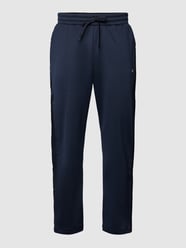 Straight Fit Sweatpants mit Ziernähten Modell 'Hem' von CHAMPION Blau - 29