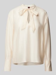 Regular fit blouse met strikdetail van Stefanel - 36