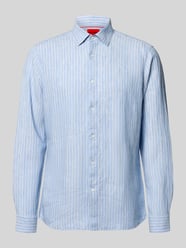 Modern Fit Freizeithemd aus reinem Leinen Modell 'VALERIO' von HUGO - 46