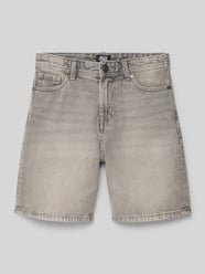 Szorty jeansowe o kroju loose fit z wpuszczanymi kieszeniami model 'TONY' od JACK & JONES - 5