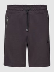 Sweatshorts mit Label-Applikation Modell 'Q-Series' von BALR. Grau - 10