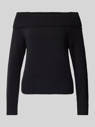 Gebreide pullover met carmenhals, model 'LIMA' van Noisy May - 14