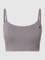 Bustier met verstelbare bandjes, model 'YO' van ADIDAS SPORTSWEAR Grijs / zwart - 36