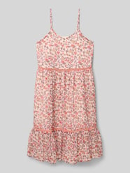 Kleid im Stufen-Look mit Spaghettiträgern von Happy Girls - 2