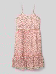 Jurk in laagjeslook met spaghettibandjes van Happy Girls - 3