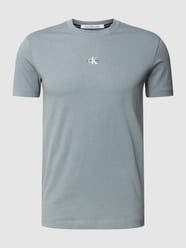 T-shirt z nadrukiem z logo od Calvin Klein Jeans Szary - 8