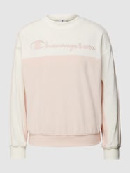 Sweatshirt im Colour-Blocking-Design von CHAMPION Rosa - 48