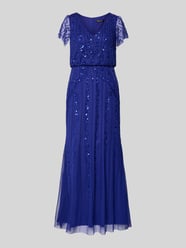 Avondjurk met kralen en pailletten van Adrianna Papell - 41