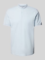Poloshirt mit kurzer Knopfleiste von MCNEAL Blau - 5