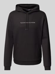 Hoodie mit Label-Print von Tommy Hilfiger Schwarz - 6