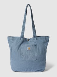 Tote Bag mit Label-Patch Modell 'Bayfield' von Carhartt Work In Progress Blau - 2