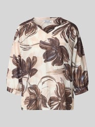 Relaxed Fit Bluse aus Viskose-Mix mit floralem Allover-Print von MORE & MORE - 12