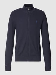 Strickjacke mit Reißverschluss von Polo Ralph Lauren Blau / Türkis - 17