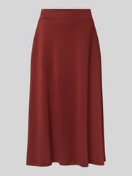 Uitlopende midi-rok van modalmix model 'BANU' van Soyaconcept Bordeaux - 29