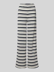 Flared Stoffhose mit elastischem Bund von Jake*s Casual - 5