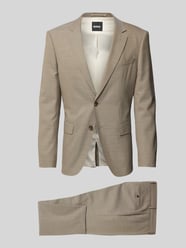 Slim Fit Anzug aus Schurwoll-Mix Modell 'H-HUGE-2Pcs-253' von BOSS Beige - 3