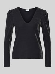Longsleeve mit V-Ausschnitt Modell 'ELEINAS' von VILA - 48