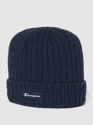 Beanie in gebreide look van CHAMPION Blauw / turquoise - 20