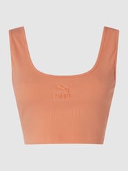 Crop Top mit Label-Stitching von PUMA PERFORMANCE Orange - 48