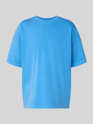 t-shirt z prążkowanym okrągłym dekoltem model 'FIZVALLEY' od American Vintage - 9