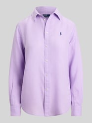 Bluzka koszulowa z czystego lnu od Polo Ralph Lauren - 15