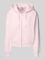 Bluza rozpinana o kroju regular fit z czystej bawełny od Tommy Hilfiger Fuksjowy - 4