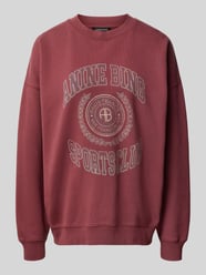 Sweatshirt mit Logo-Frontprint Modell 'MILES' von Anine Bing - 33