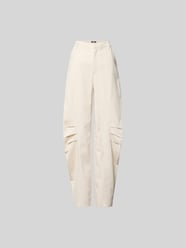Hose aus Leinen-Mix von ROTATE Beige - 22