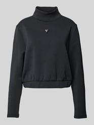 Sweatshirt mit Stehkragen Modell 'OLYMPE' von Guess Activewear Schwarz - 42