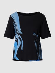 Blouseshirt met all-over-print van Taifun Grijs / zwart - 28