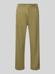 Spodnie o kroju tapered fit z zakładkami w pasie i elastycznym pasem model ‘DISPATCH’ od Drykorn - 24