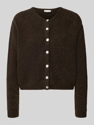 Kardigan o kroju relaxed fit z mieszanki wełny i alpaki model 'VITOW' od American Vintage - 12