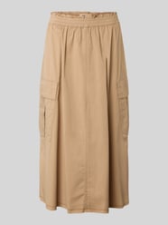 Midirock mit elastischem Bund Modell 'Dahlia' von MOS MOSH Beige - 44
