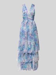Cocktailkleid im Stufen-Look von Lace & Beads Pink - 36