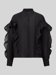 Blouse met volants en overhemdkraag, model 'MOLLY' van Copenhagen Muse - 1